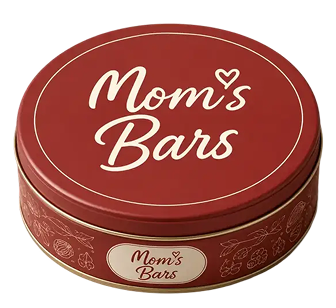 Mom's Bars tin